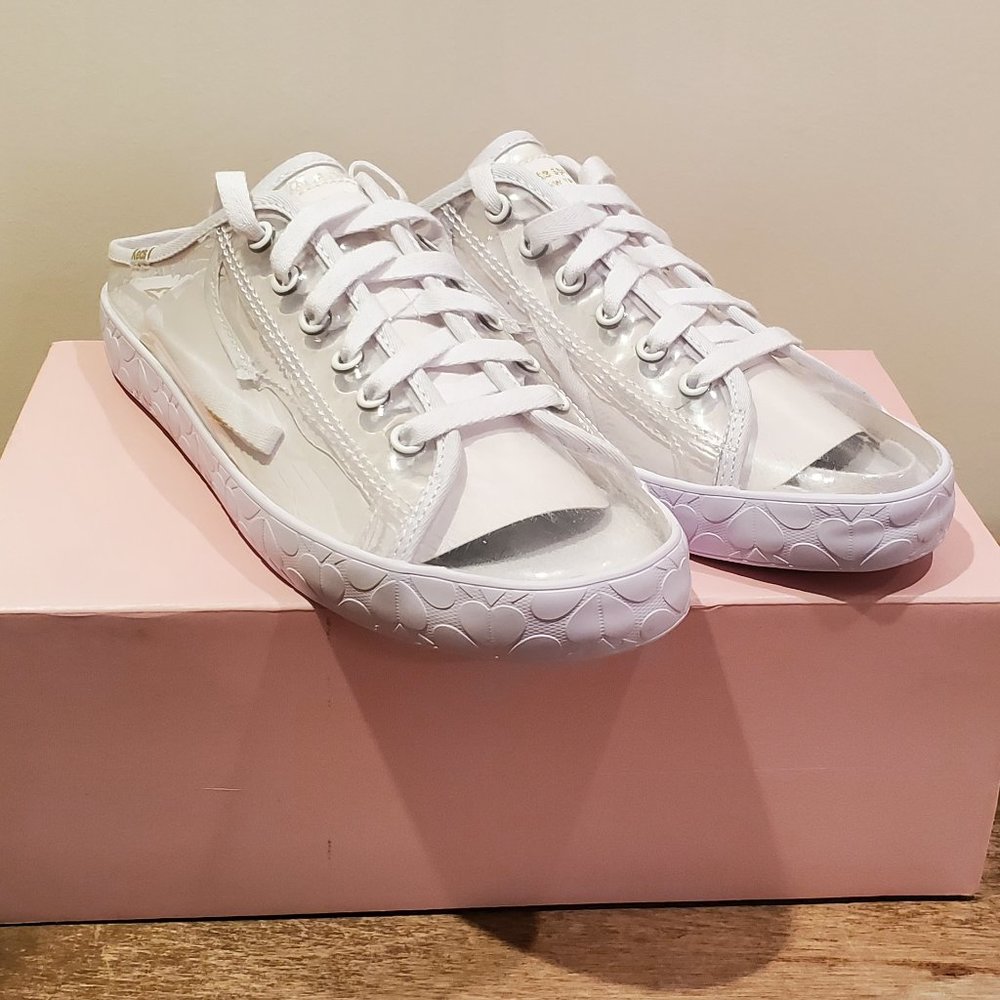 Keds x Kate Spade Women's Kickstart Mules Clear Gold Shoes Size 9 US - Picture 2 of 15